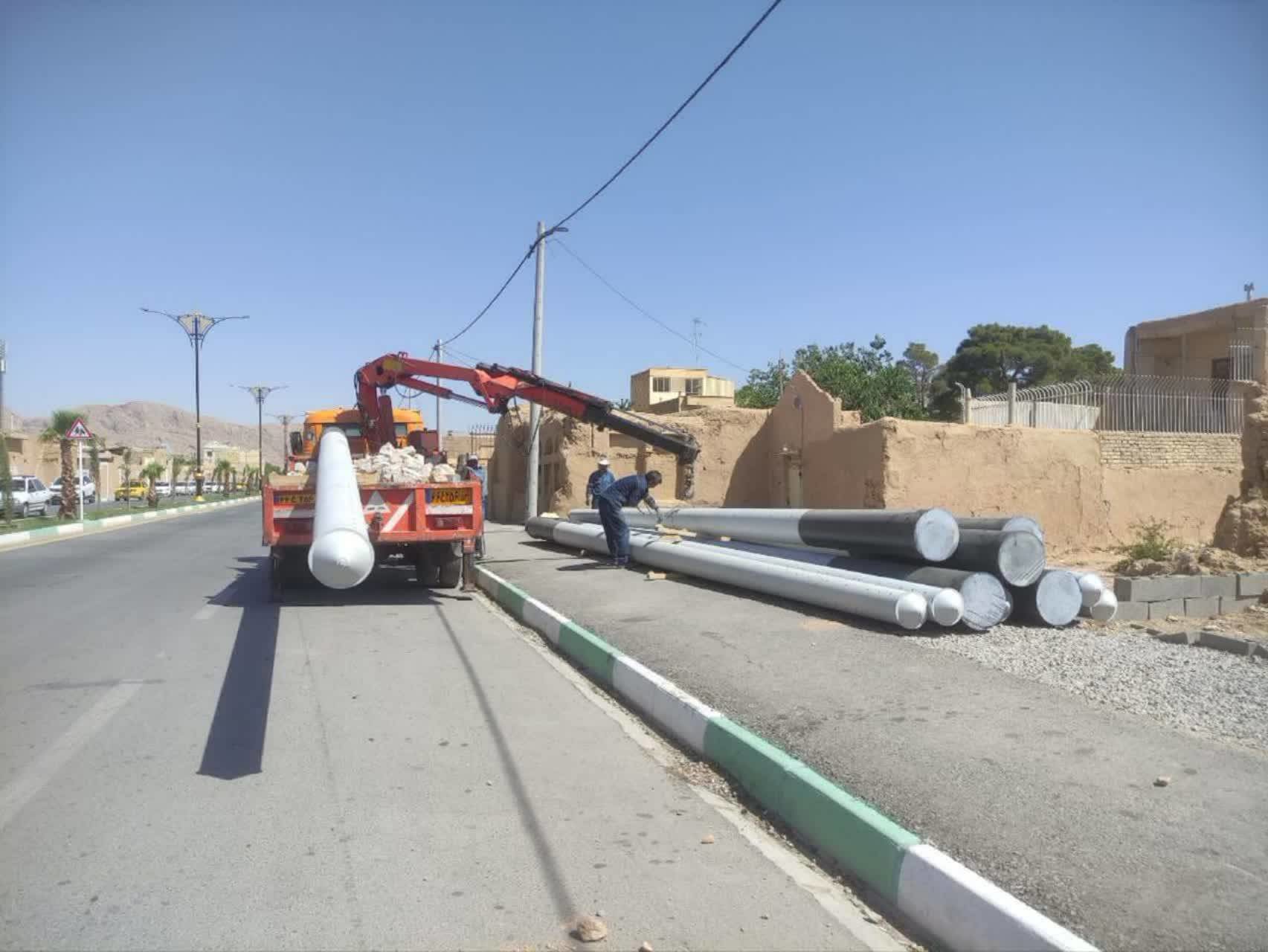 رفع ضعف ولتاژ محدوده خیابان امیرالمؤمنین (ع) شهرضا