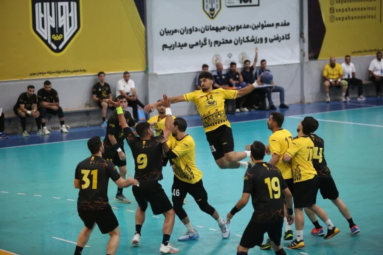 سپاهان فاتح شهرآورد هندبال اصفهان شد