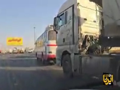 صف‌ طولانی خودروهای سنگین در جایگاه سوخت ساوه و زرندیه؛ گازوئیل هست اما مدیریت نیست