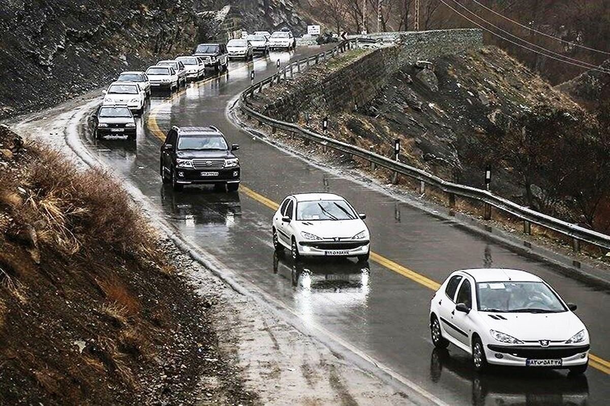 جاده‌های استان اصفهان لغزنده می‌شود